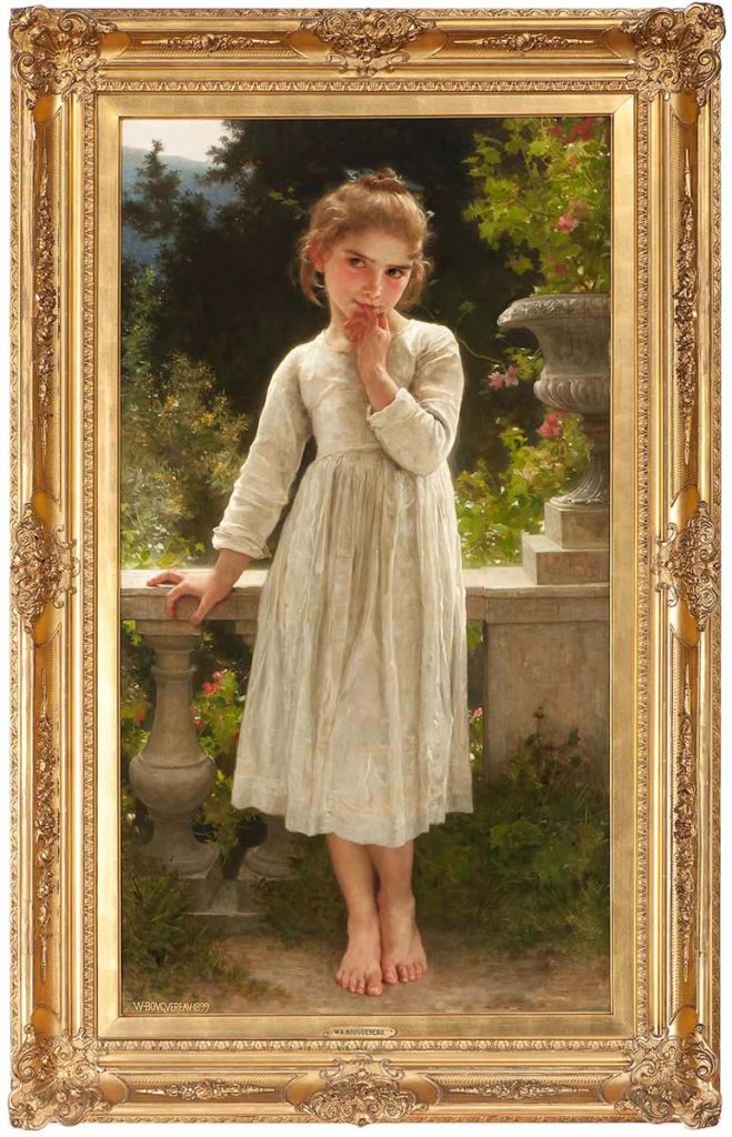 Rayon de Soleil by French Realist artist William Adolphe Bouguereau